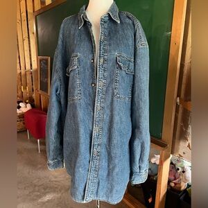Vintage Banana Republic denim shirt. XL.